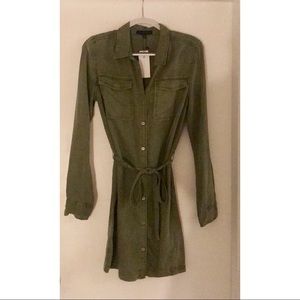 Sanctuary Military Green tie dress